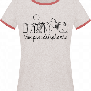 Troupeaudelephants T-shirt Femme Stella