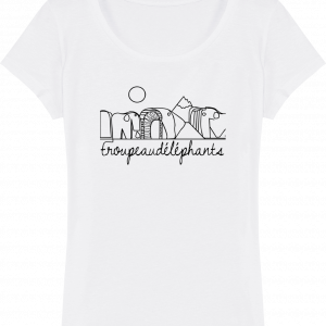 Le Troupeaudelephants Tee Shirt Femme Stella