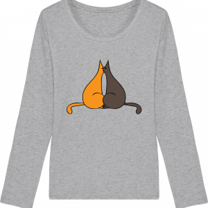Le Chat Note Murmure Tee-Shirt Manches Longues Femme
