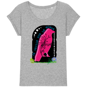 T-shirt Femme Oiseau Corbeau