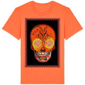 T-Shirt Bio Unisexe Skull Fantaisie