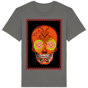 T-Shirt Bio Unisexe Skull Fantaisie