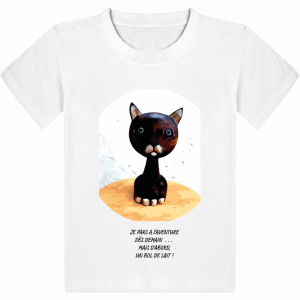 T-shirt Enfant Chat